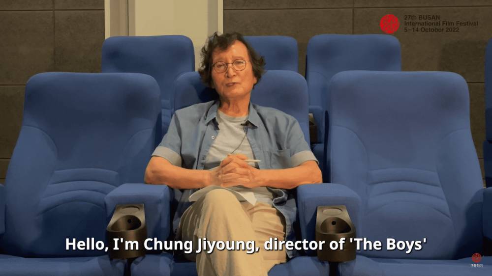 Cuplikan sambutan sutradara Jung Ji Young tentang film The Boys untuk pergelaran 27th Busan International Film Festival. (dok. Busan International Film Festival/The Boys)