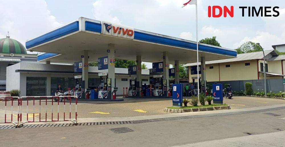 Pom bensin Vivo (IDN Times/Ilham Giovani)