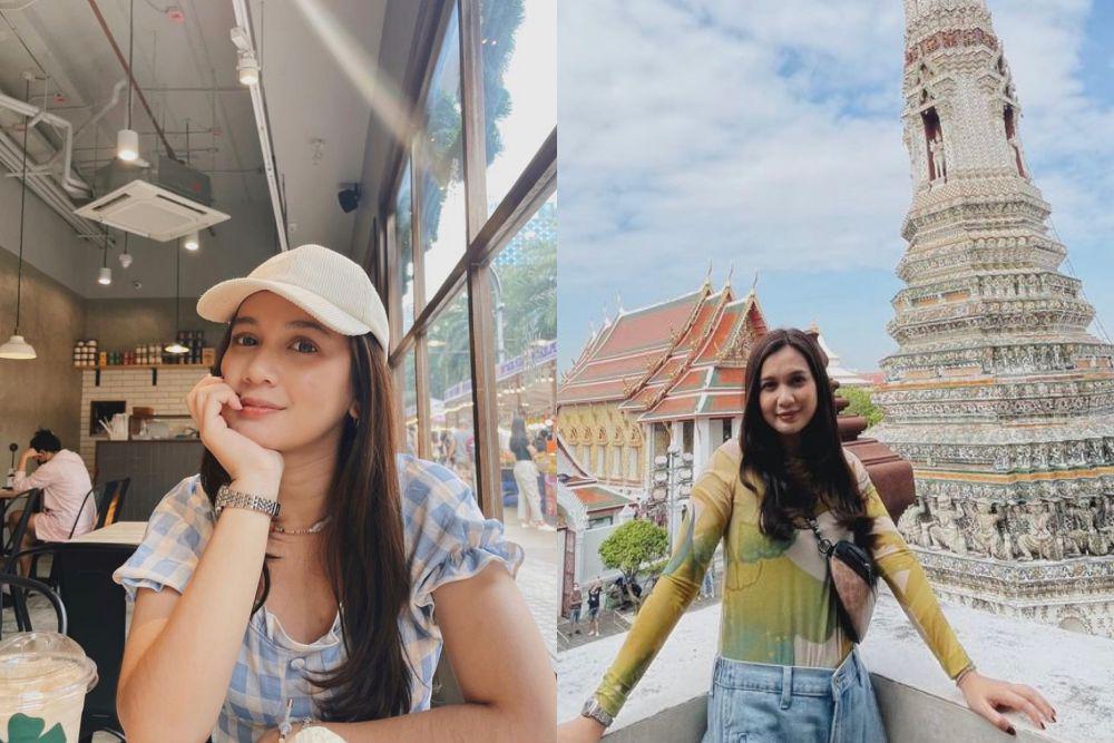10 Potret Dea Annisa Trip ke Thailand, Liburan Awal Tahun!