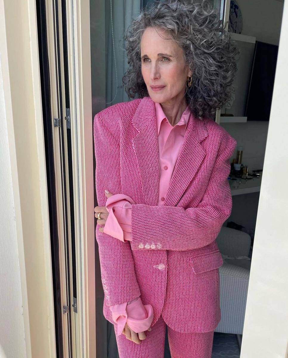 potret Andie Macdowell (instagram.com/andiemacdowell)