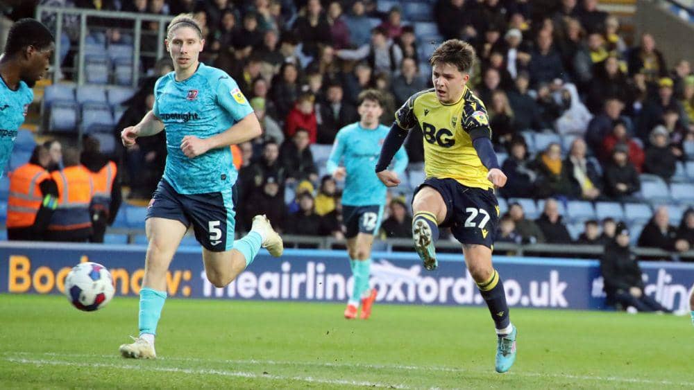 laga Oxford United vs Exeter City di League One (twitter.com/OUFCOfficial)