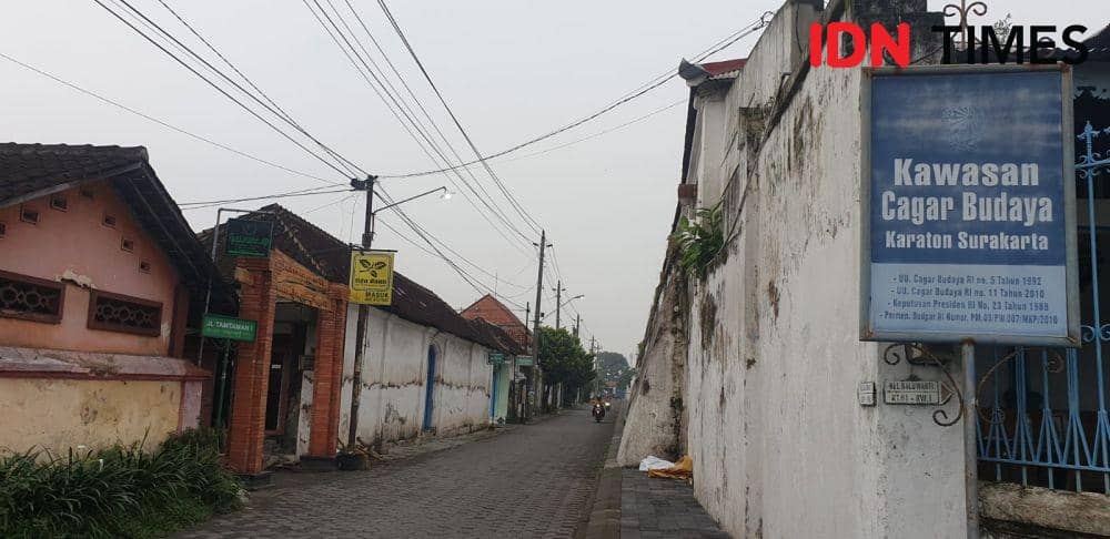 Kawasan Baluwarti, Pasar Kliwon. (IDN Times/Larasati Rey)