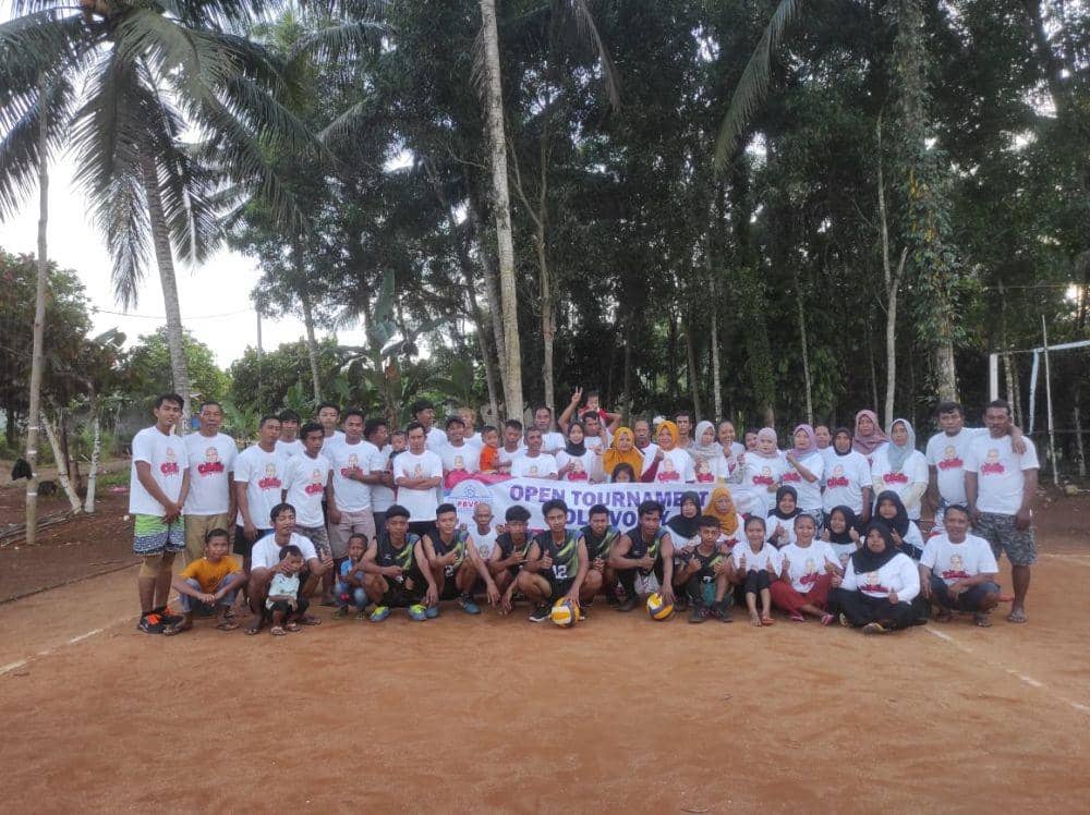 Kompetisi Voli Antar Desa Cara OMG Gerakkan Masyarakat Lamtim