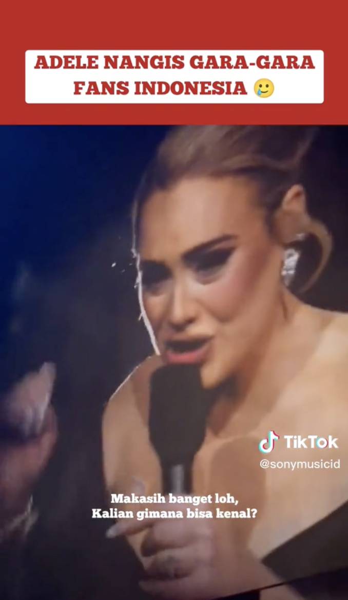 Adele (tiktok.com/@sonymusicid)