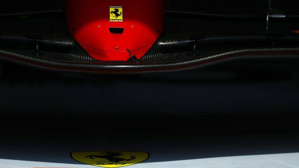 tampilan depan mobil Ferrari F1-75 (formula1.com)