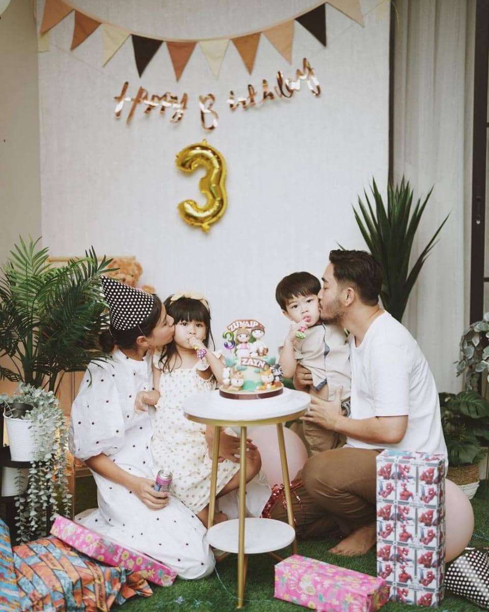 potret perayaan ulang tahun Zayn dan Zunaira (instagram.com/syahnazs)