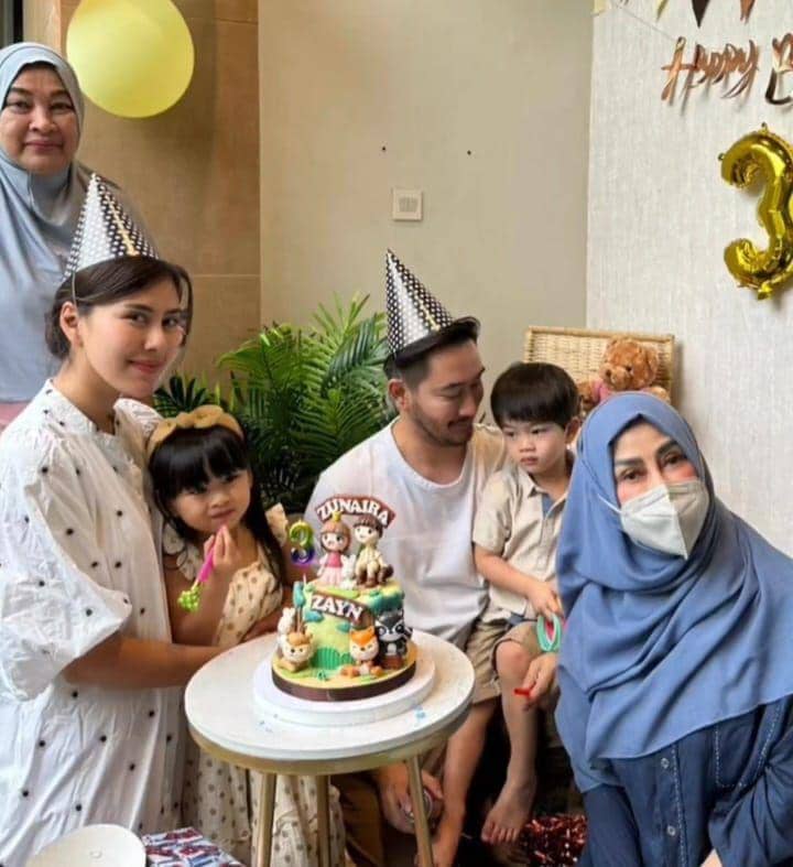 potret perayaan ulang tahun Zayn dan Zunaira (instagram.com/amy_r_qanita)