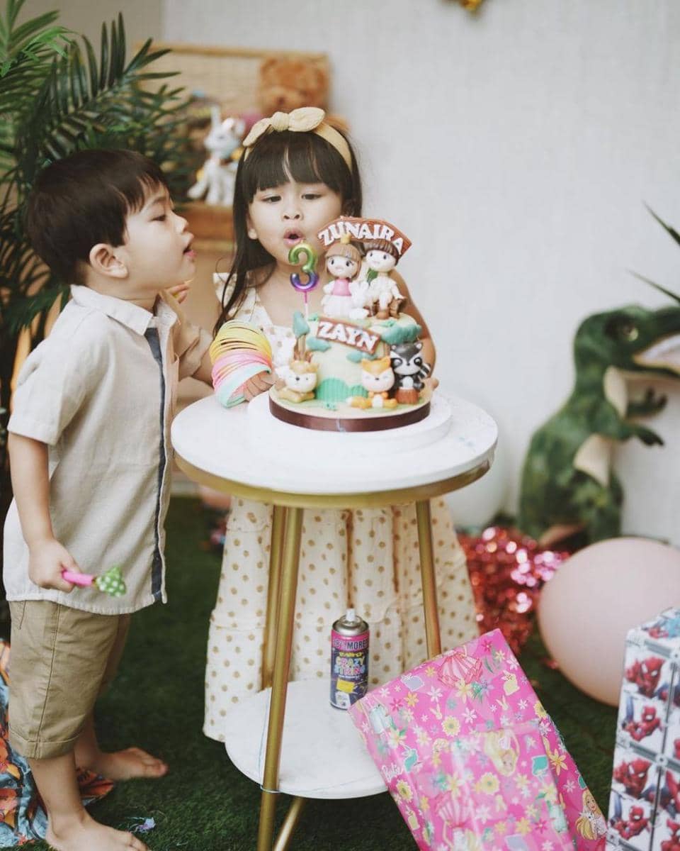 potret perayaan ulang tahun Zayn dan Zunaira (instagram.com/zaynzunaira_fanbase)