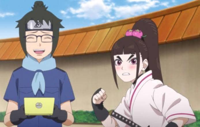 Denki Kaminarimon dan Tsubaki Kurogane (dok. Pierrot/Boruto: Naruto Next Generations)