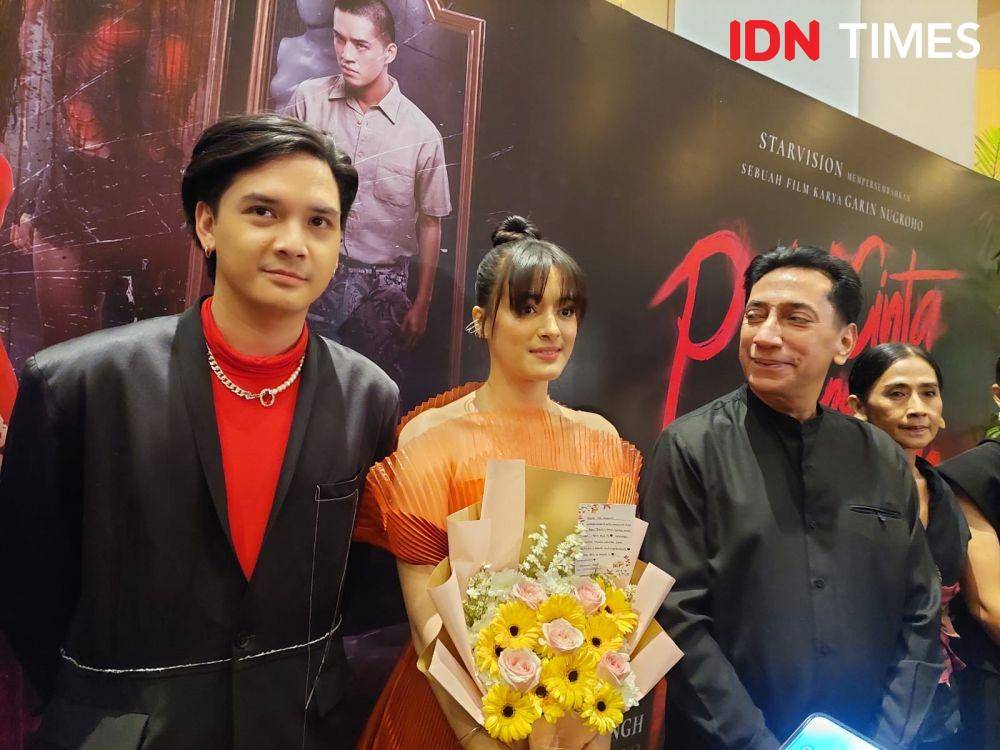 Mawar Eva di Gala Premiere film Puisi Cinta yang Membunuh di Epicentrum, pada Selasa (3/1/2023) (Dok. IDN Times/Erfah Nanda)