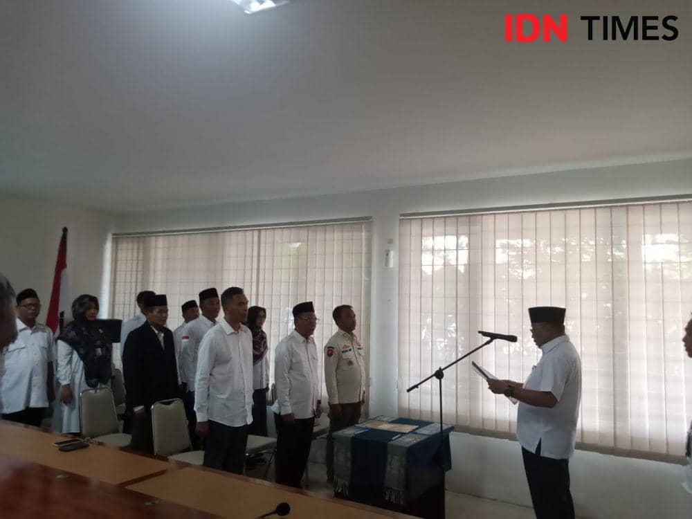 Pelantikan pejabat eselon II, III dan IV Pemprov NTB. (IDN Times/Muhammad Nasir)