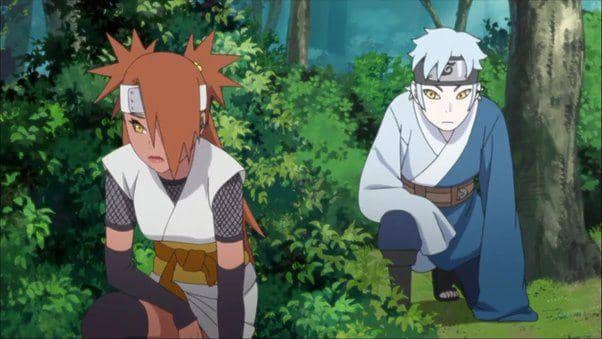 Mitsuki dan Chocho Akimichi (dok. Pierrot/Boruto: Naruto Next Generations)