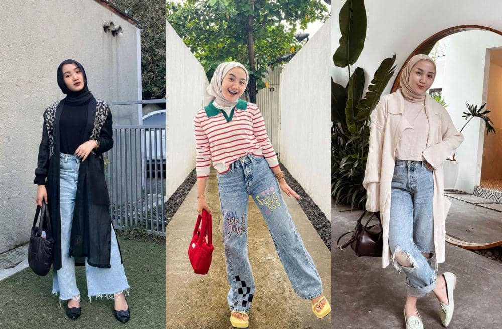 9 Padu Padan Celana Jeans ala Thafanya Sabila, Anti Ribet tapi Kece!