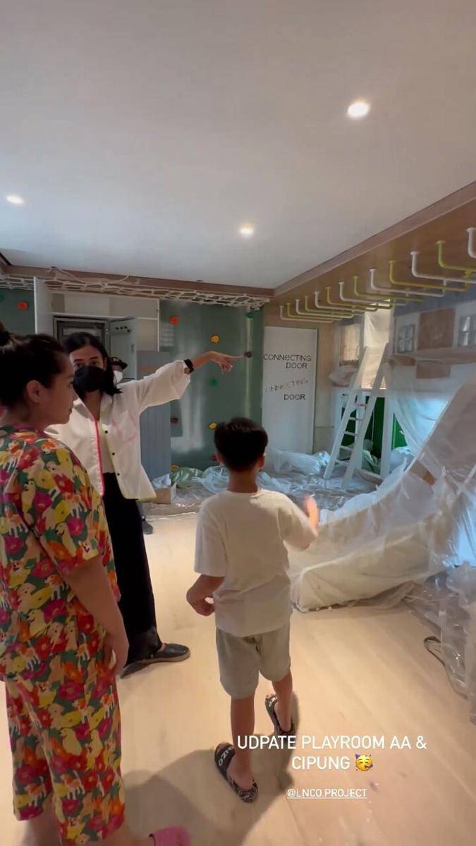 kamar dan playroom baru Rafathar dan Rayyanza (instagram.com/lucianahasan)