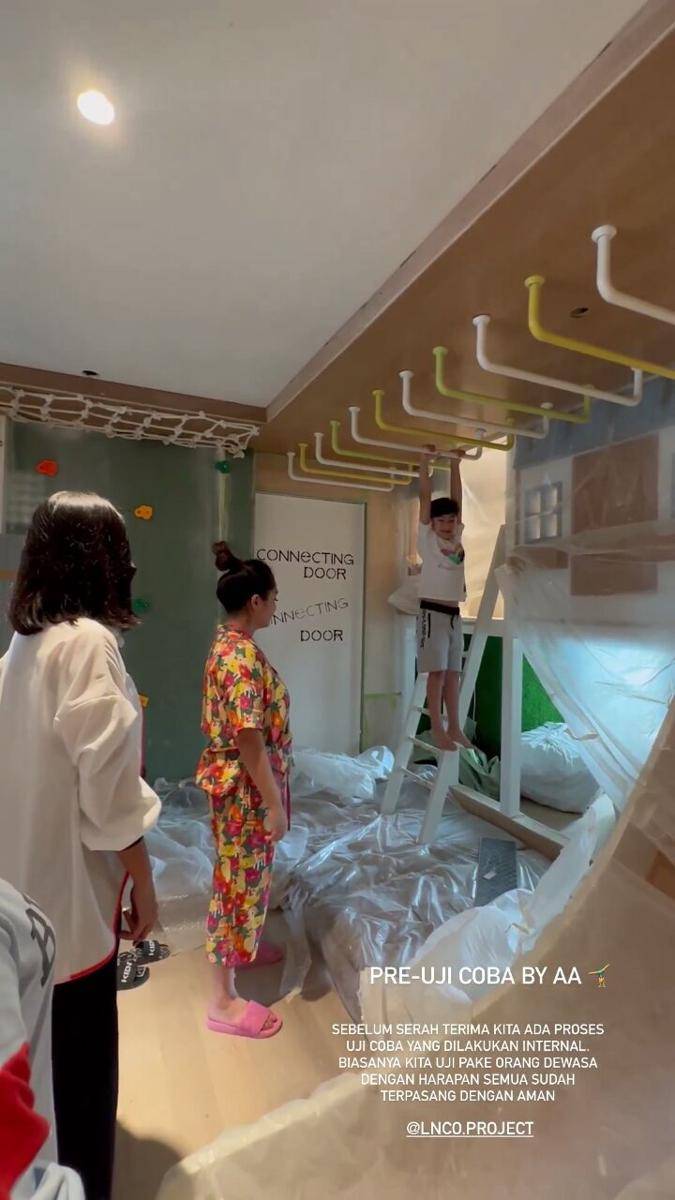 kamar dan playroom baru Rafathar dan Rayyanza (instagram.com/lucianahasan)
