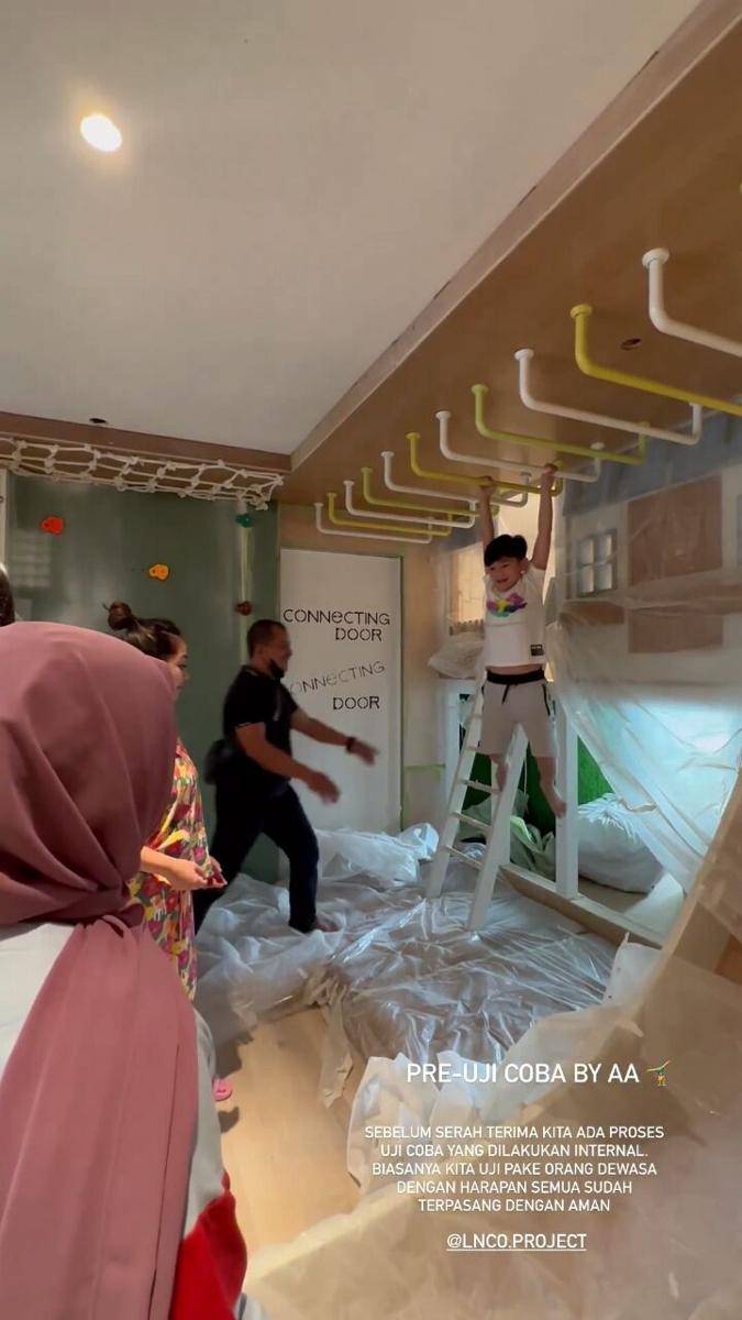 kamar dan playroom baru Rafathar dan Rayyanza (instagram.com/lucianahasan)