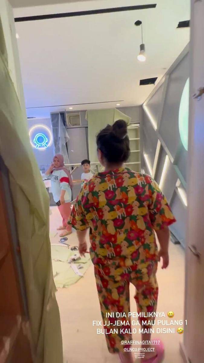 kamar dan playroom baru Rafathar dan Rayyanza (instagram.com/lucianahasan)