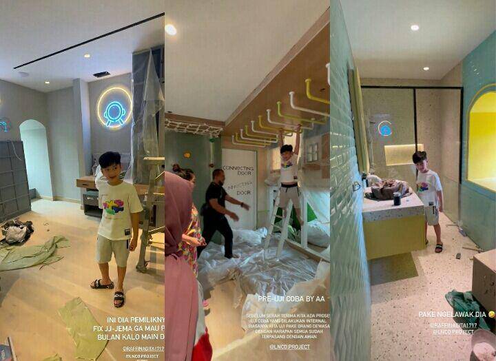 kamar dan playroom baru Rafathar dan Rayyanza (instagram.com/lucianahasan)