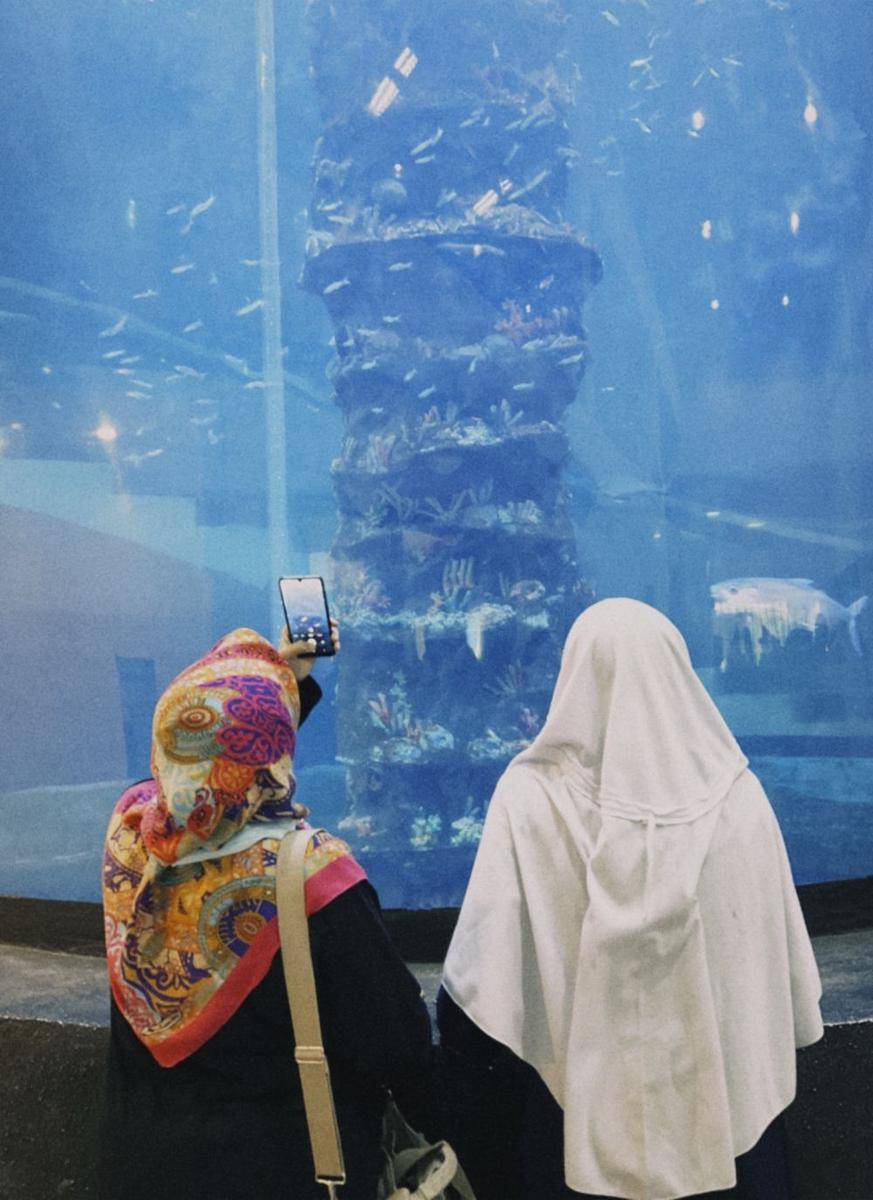 Spot Foto Aquarium Pangandaran Indonesia (dok. pribadi/megaanita)