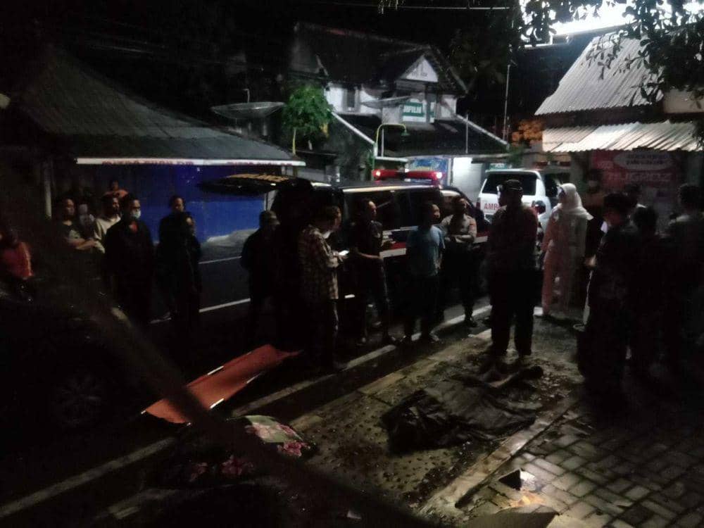 Penemuan mayat di Patung Kuda Imogiri.(Dok.Polres Bantul)