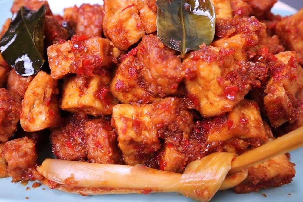 tahu tempe bumbu bali (YouTube.com/Indoculinaire Hunter)