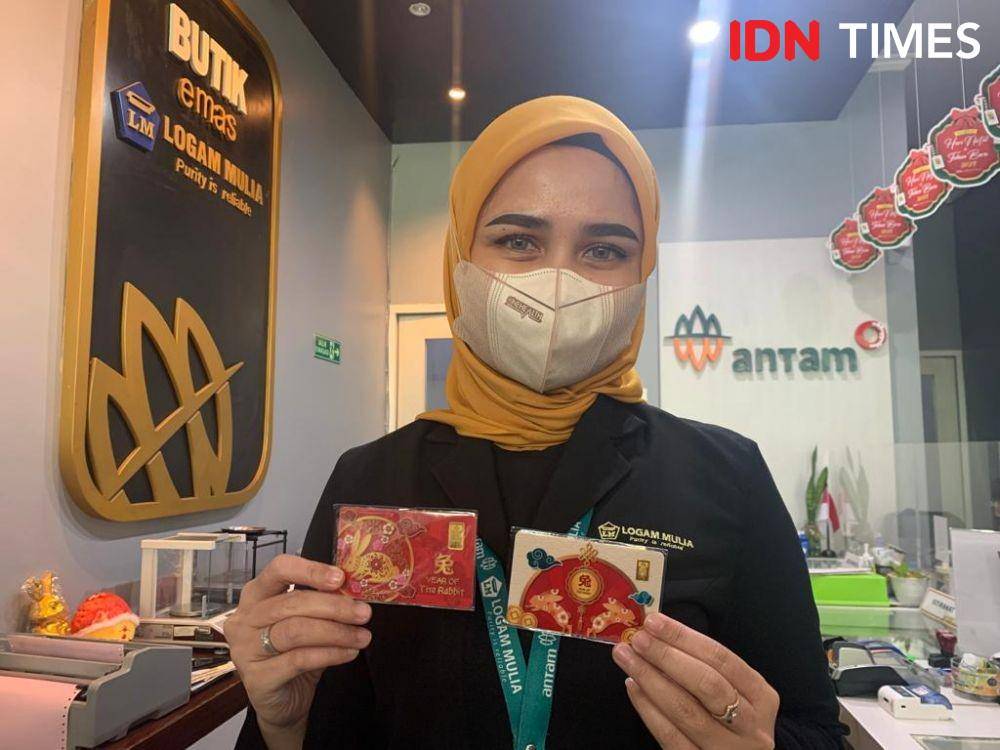Antam Luncurkan Emas Batangan Seri Imlek Tiga Dimensi