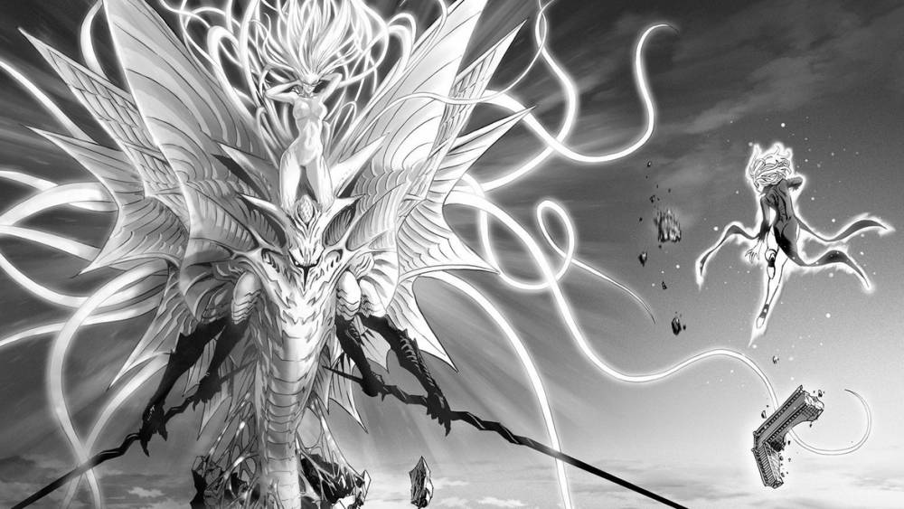 Psykos-Orochi vs. Tatsumaki (dok. Shueisha/One Punch Man)