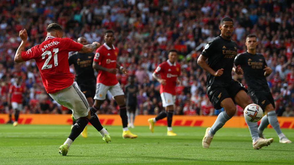 Manchester United melawan Arsenal di EPL 2022/2023 (premierleague.com)