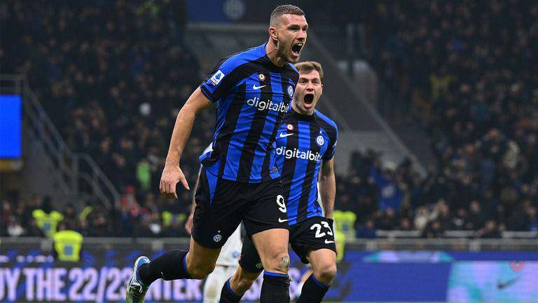 Pemain Inter Milan merayakan gol ke gawang Napoli di Serie A Italia 2022/2023. (inter.it)