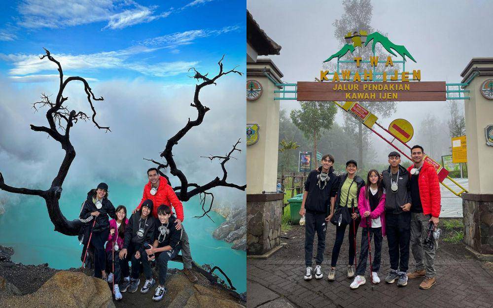 potret keluarga liburan Darius Sinathrya (instagram.com/darius_sinathrya)