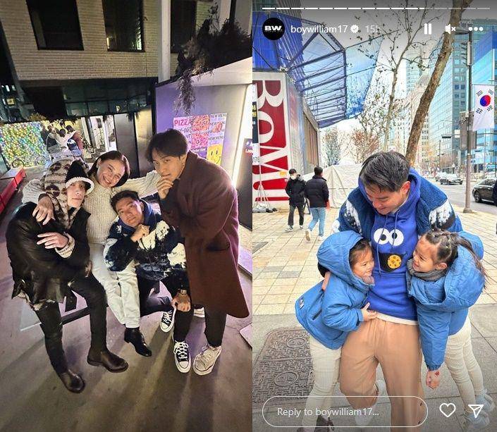 potret Boy William liburan di Korea Selatan (instagram.com/boywilliam17)