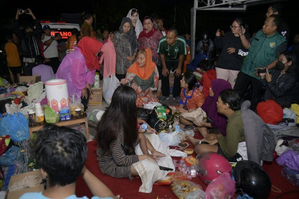 Pusdiklat Semarang Jadi Lokasi Pengungsian Korban Banjir Dinar Indah