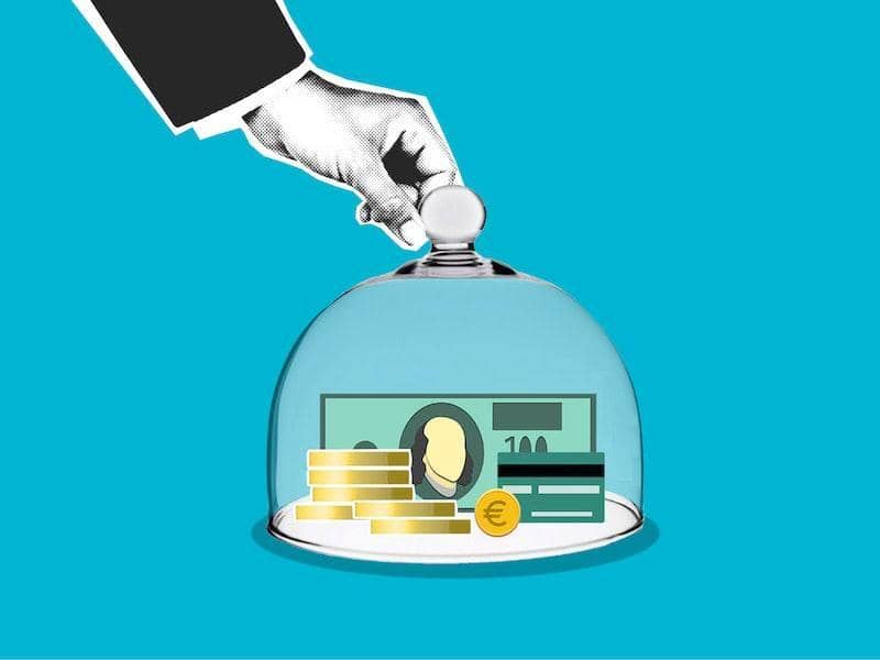 Ilustrasi perekonomian dengan nuansa biru/Pexels