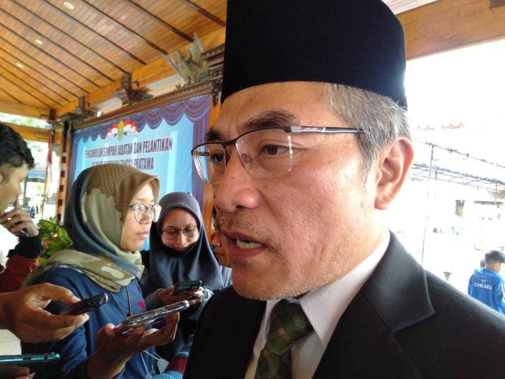 Bupati Bantul Abdul Halim Muslih. (IDN Times/Daruwaskita)
