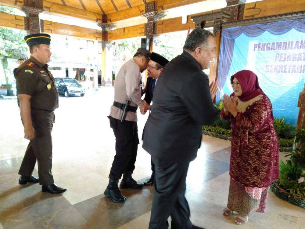 Ketua DPRD Bantul, Hanung Raharjo.(IDN Times/Daruwaskita)