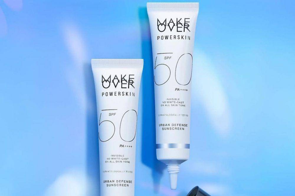 Make Over Urban Defense Sunscreen SPF50/PA++++ (instagram.com/makeoverid)