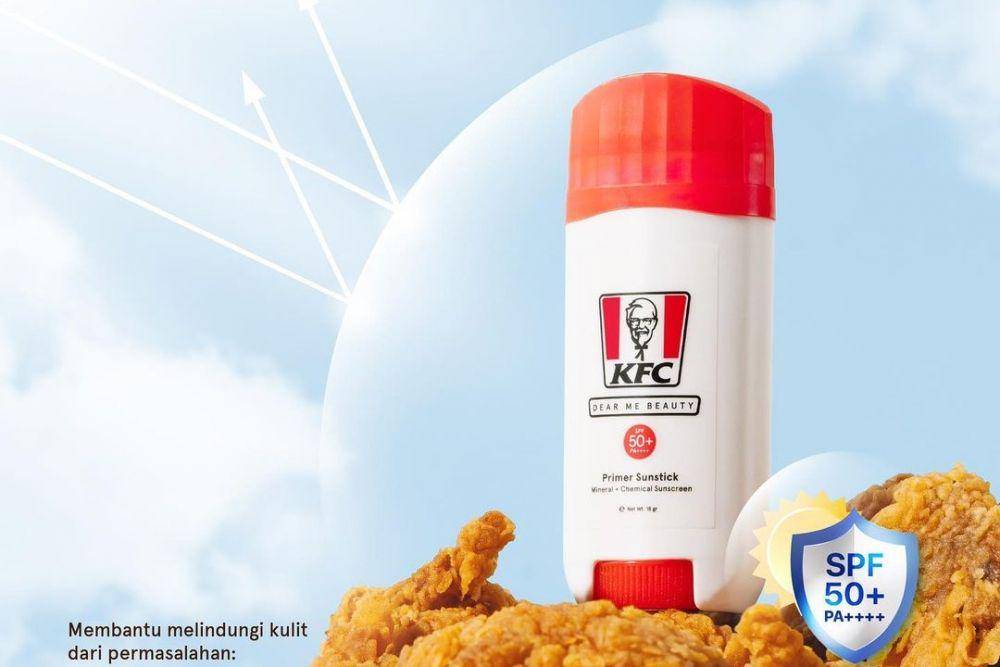 Dear Me Beauty X KFC Primer Sunstick SPF 50+ PA++++ (instagram.com/dearmebeauty)
