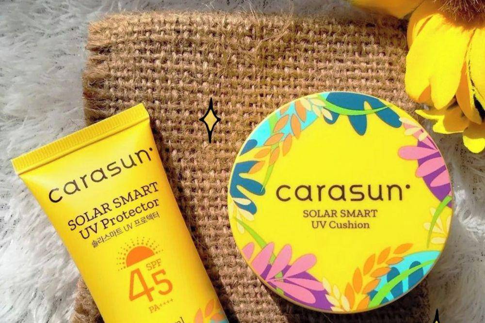 CARASUN Solar Smart UV Cushion SPF 50+ PA++++ (instagram.com/carasun.id)
