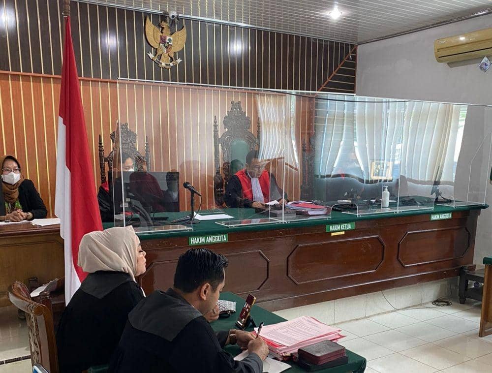 Sidang vonis perkara polisi tembak polisi di Lampung Tengah. (IDN Times/Istimewa).