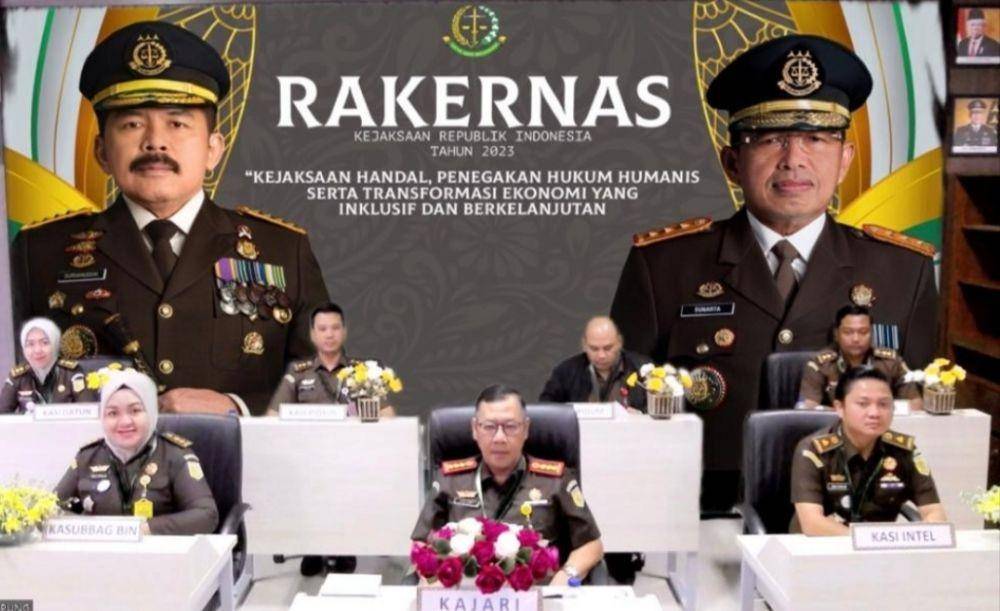 Kejari Bandar Lampung memperoleh peringkat ke-II kategori Kejaksaan Negeri Tipe A implementasi keadilan restoratif terbanyak se-Indonesia. (Dok. Kejari Bandar Lampung).