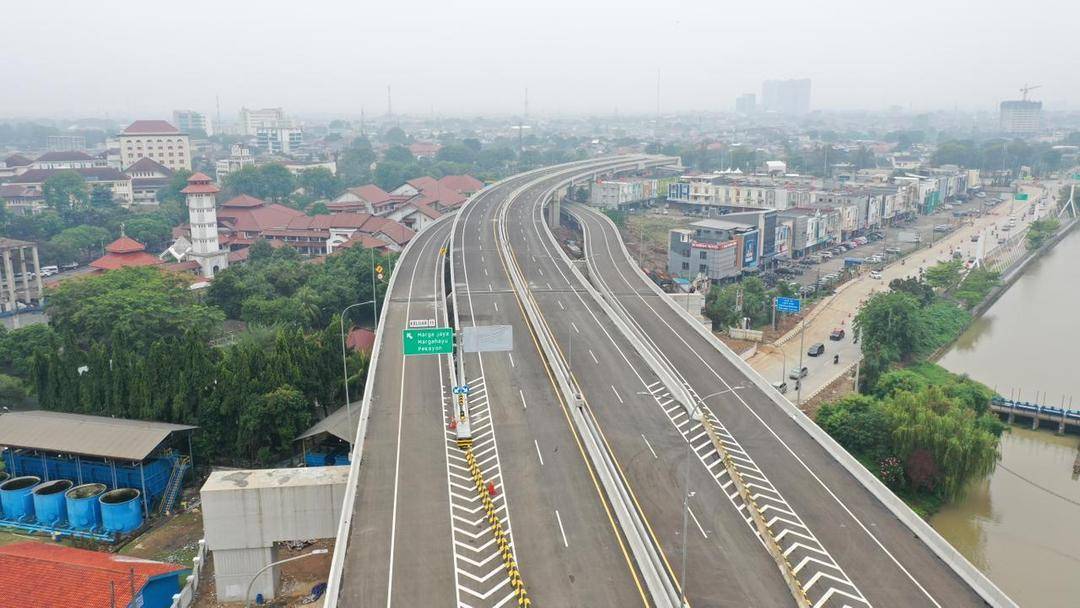 Ruas Tol Becakayu Seksi 2AU. (Doc: Waskita Karya)