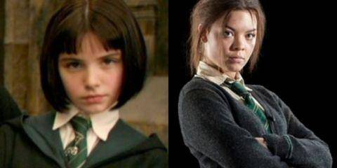 Katherine Nicholson dan Genevieve Gaunt sebagai Parsy Parkinson (dok. Warner Bros/Harry Potter)
