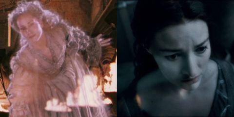 Nina Yound dan Kelly Macdonald sebagai The Grey Lady (dok. Warner Bros/Harry Potter)