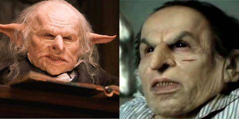 Verne Trover dan Warwick Davis sebagai Griphook (dok. Warner Bros/Harry Potter)