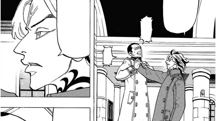 Taiju mencekik Hakkai. (dok. Kodansha/Tokyo Revengers)