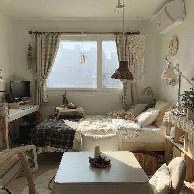Desain kamar tidur ala Korea (Pinterest/yuya)