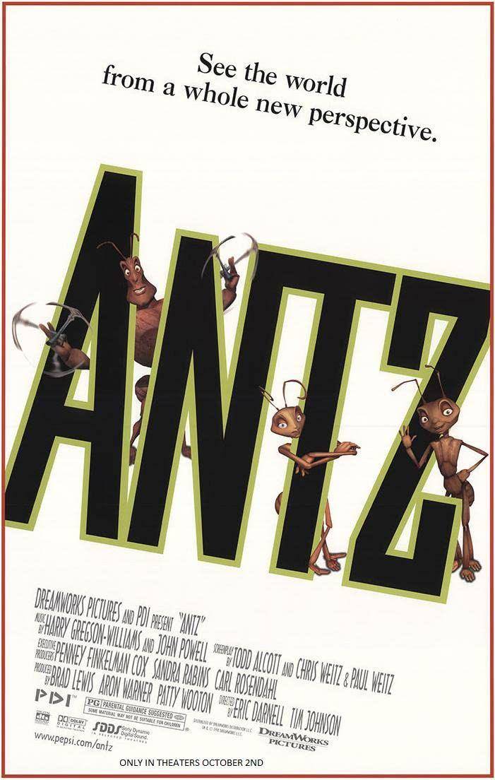 poster film Antz (dok. DreamWorks Production/Antz)