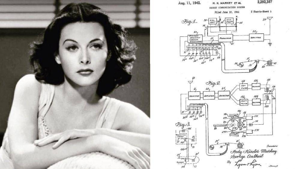 Aktris, ilmuwan dan penemuan Hedy Lamarr (Dok. The Guardian | Dok. United States Patent and Trademark Office)