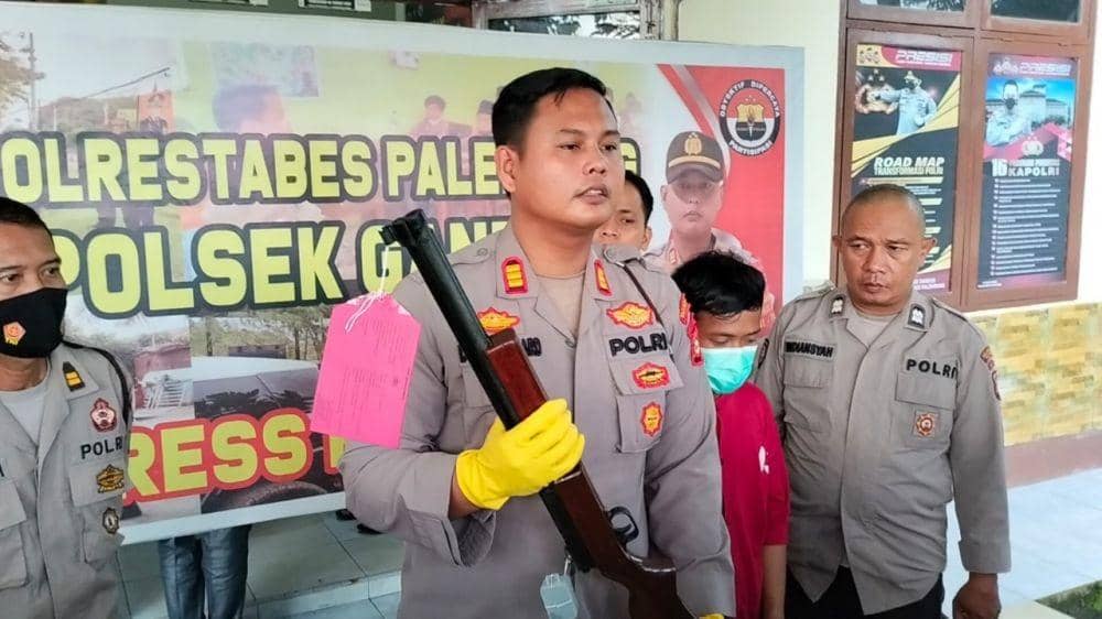 Penembak Remaja SMP di Palembang Ditangkap, Peluru Tembus Mata