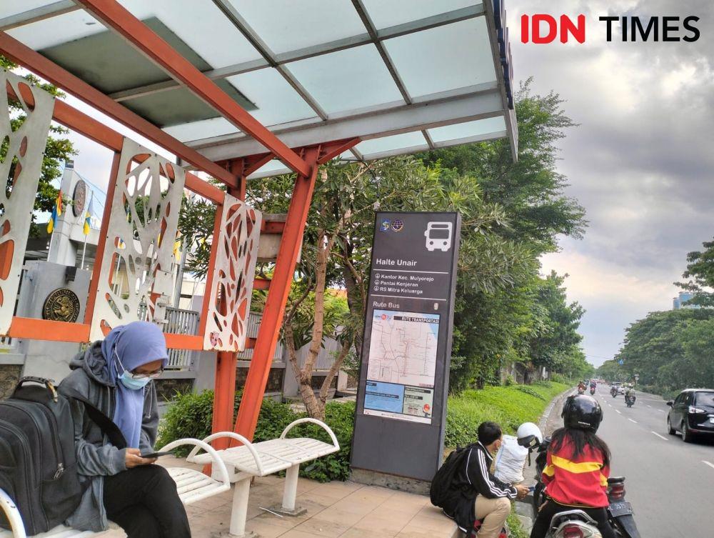 Ramai-ramai Kena 'Prank' Bus Setrum Surabaya